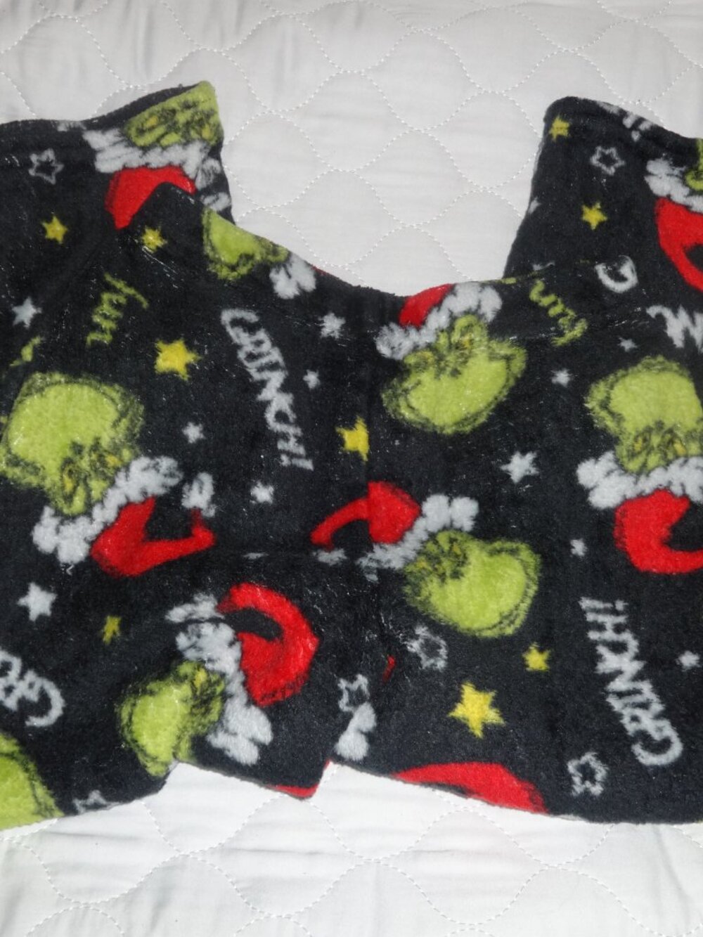 Kids Fuzzy Grinch Pajama Pants Size 6
